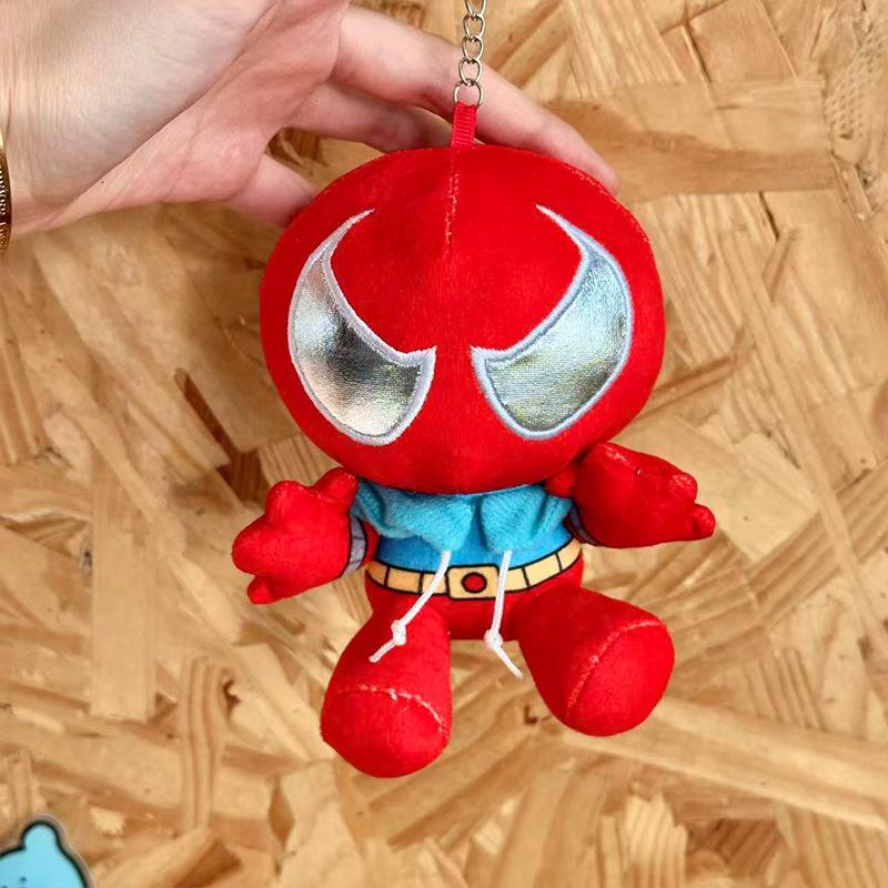 Toys Cute and Cute Doll Pendant Cartoon Inverted Ghost Spider Doll Pendant Bag Keychain