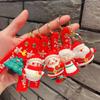 Great Gifts Key Holder Christmas Series Keychain Car Keys Ring New Year Keychain 3D Doll Keychain