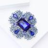 Crystal Brooch for Women Unisex Rhinestone Flower Pins Banquet Party Gifts Jewelry Accessories