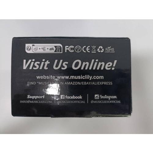 Musiclily Pro BL002 Tremolo Unit Bridge, 10.8mm Pitch, 34mm Brass Block, for Floyd Rose Electric Guitars, Black