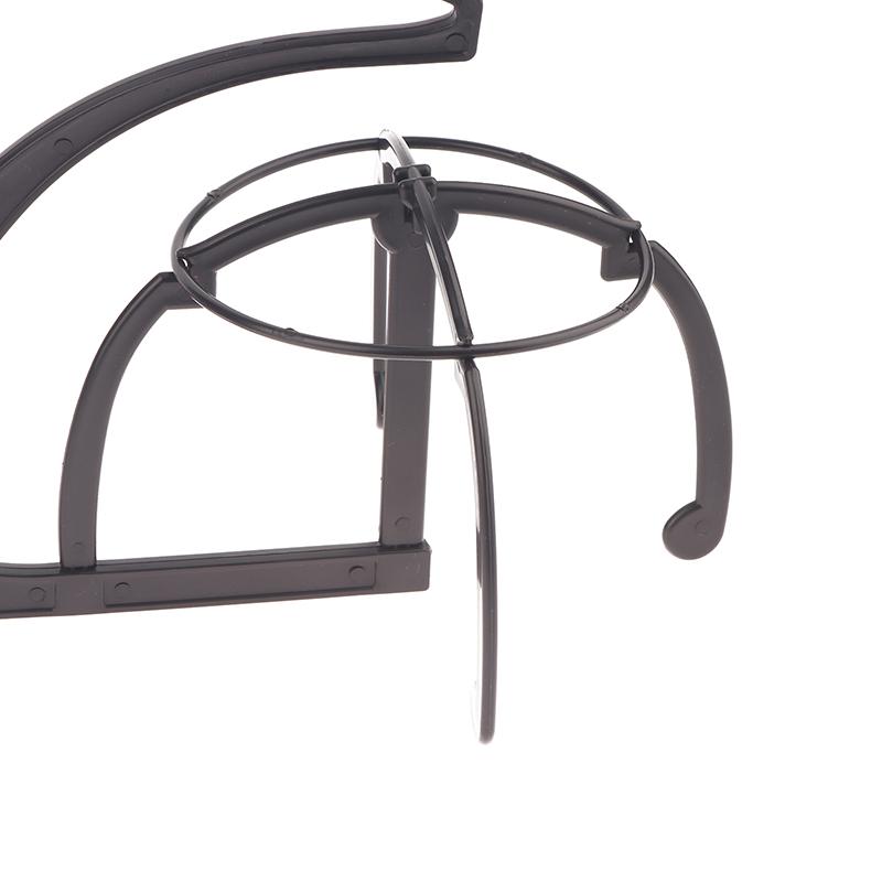 High Quality Wig Stands Plastic Hat Display Wig Stand Holders For Hair Extension Wigs Black Purple Wig Hanger Stand Holder