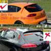 For Seat Leon MK2 2009-2012 4Door Hatchback Car Rear Roof Spoiler Splitter Rear Trunk Roof Lip Spoiler Tail Wing Bodykit Tuning