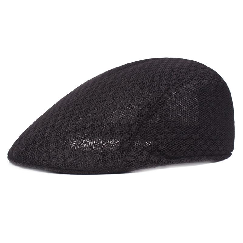 2025 New Summer Casual Beret Hat Unisex Mesh Flat Caps Newsboy Style adjustablr Fashion Breathable Summer Hat for Women Men Caps