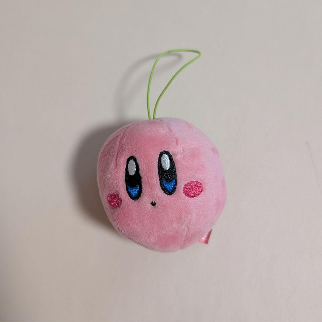 [Not for sale] Kirby s Dream Land Face Mascot Plush Toy with Elastic Strap