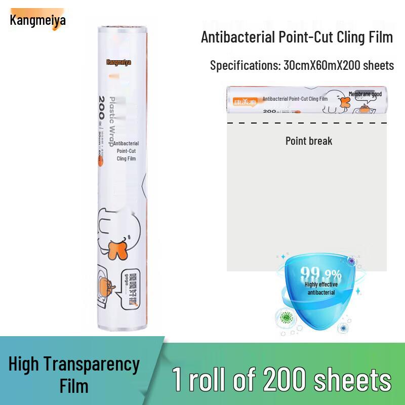 Antibacterial Dot-Break PE Cling Film