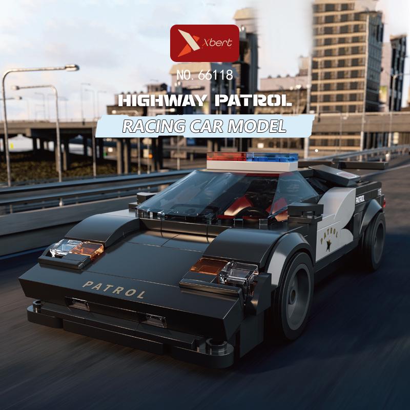 Brick Joy 66032 European Truck Model: Compatible with LEGO, DIY Educational Toy for Kids