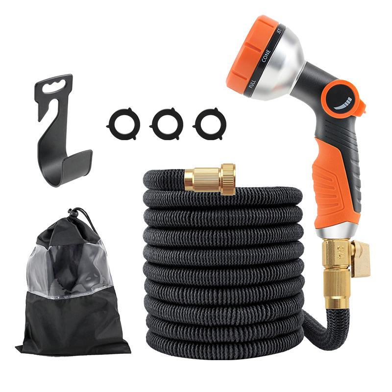 Magisk infällbar trädgårdsslang & Vattenpistol med sprinkler