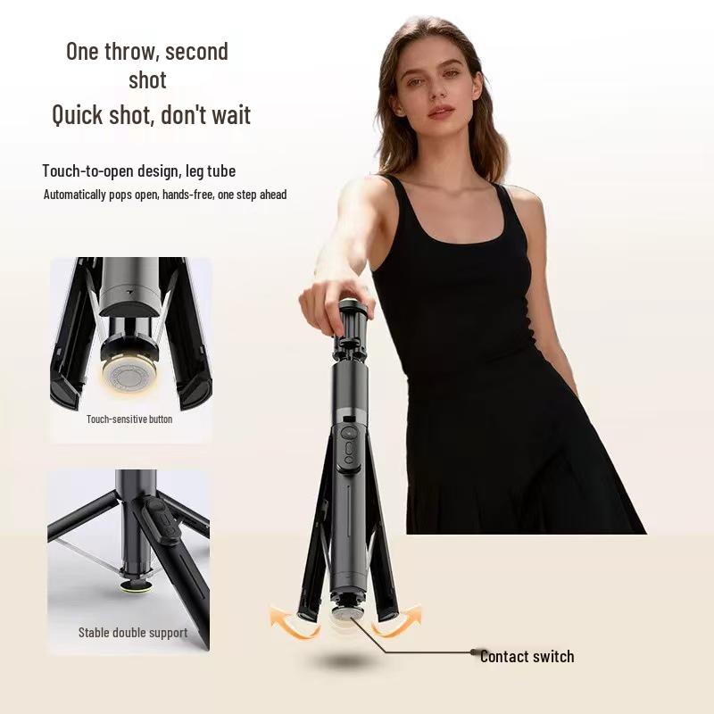 Y08 Integrated Auto-Pop-Up Selfie Stick & Tripod Holder