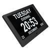 Digital Calendar Clock 8in Large Display Date Time with Reminders Day Night Dimmable Key Remote Control Desk Wall