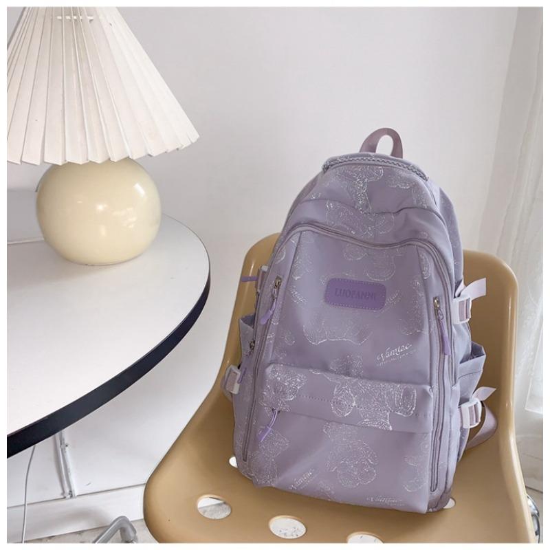 Cute little fresh school casual fashion schoolbag female junior high school student backpack middle school student travel backpack