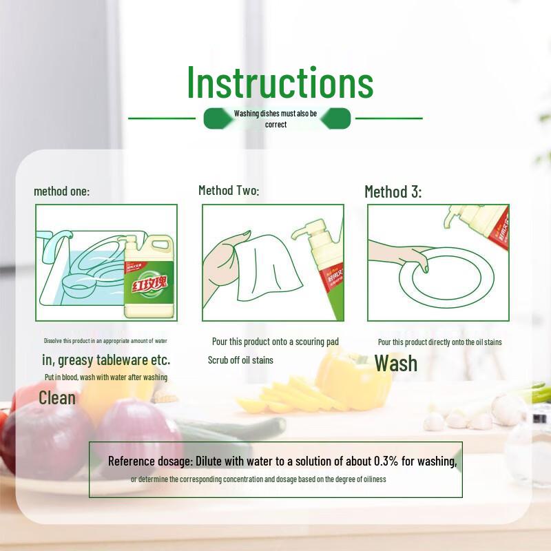 Red Rose Antibacterial Dish Soap