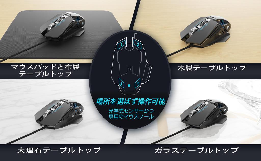 Varbmt V300 PRO Wired Gaming Mouse for Adjustable 12800DPI RGB Breathing USB Gaming Ergonomic Fits Any 7 Programmable Interchangeable for Windows Mac