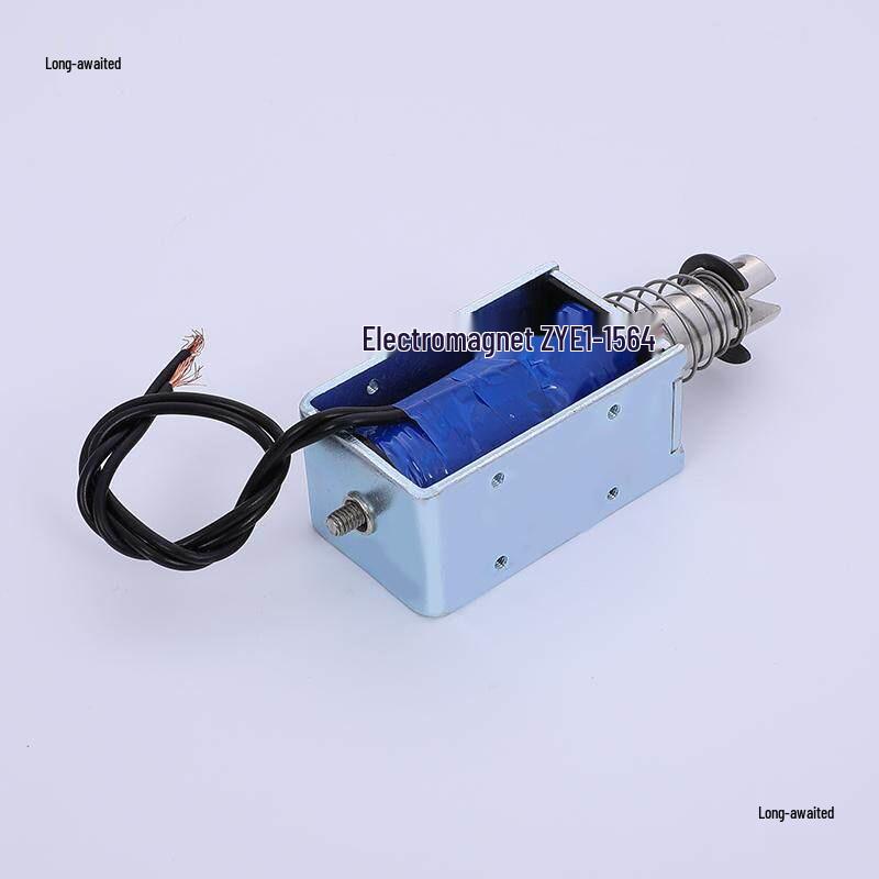 Durchgangs-Hubmagnet, 10 mm Hub, 15 N Kraft, Modell ZYE1-1564Z
