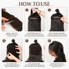 Incremental Hair Volume Sponge With U Shape Hair Clip Hair Pads Invisible Volume Styling Tool Seamless Soft Foam Padding Tool
