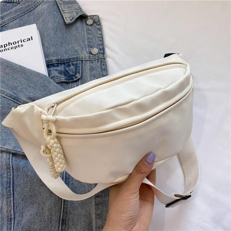 

Women s bags are popular today, bags, breast bags, new single-piece messenger bags, trendy fashion fanny packs. белый