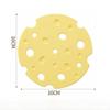1/2pcs Heat-resistant Mat Cheese Shape Non-Slip Table Mat Anti-scald Cup and Bowl Mat Oil-resistant for Sideboard Kitchen Bar