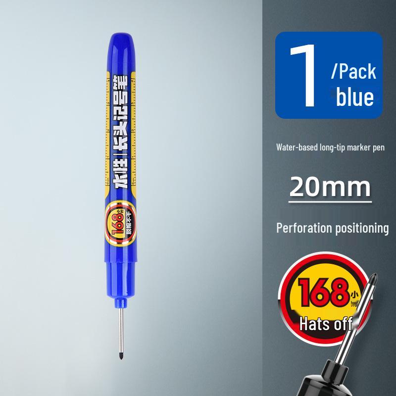 Jinwannian 45mm Oil-Based Deep Hole Waterproof Woodworking Marker Pen
