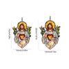 Stained Glass Window Hangings Jesuses Suncatchers Christianity Suncatchers Decors for Garden Home Housewarmings Gift