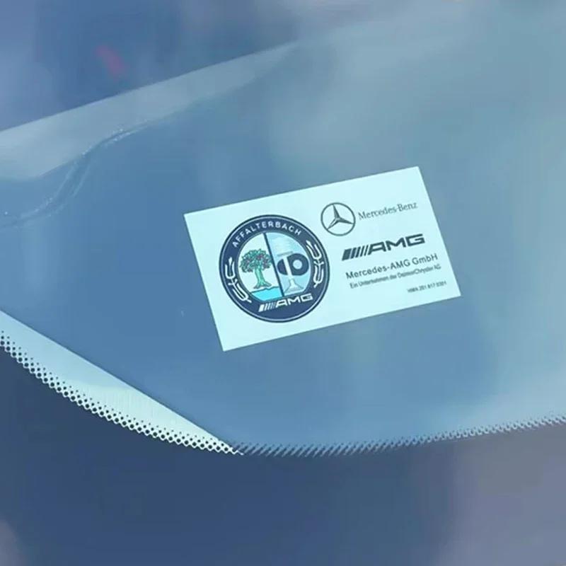 2025 Autoturism Fierbinte Parbriz Față Autocolant Static Rezistent la Apă Decal Static Pentru Mercedes Benz AMG Clasa A B C E S V A180 CLK CLA GLE W2