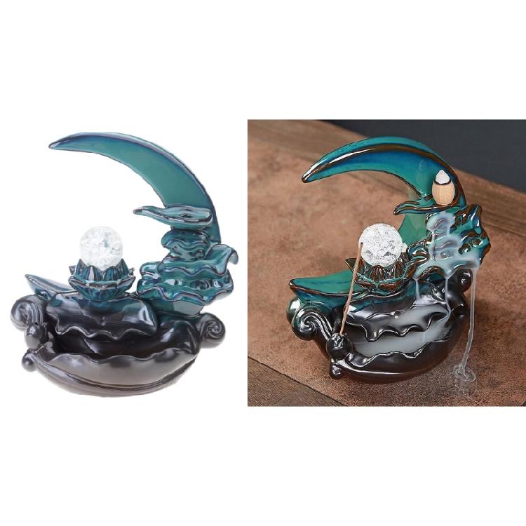 Waterfall Incenses Holder Backflow Ceramic Incenses Burners Porcelains Censer Incenses Stick Stand