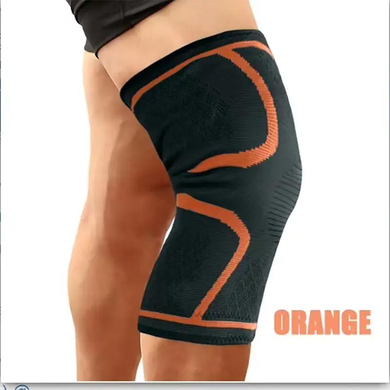 1PC Fitness Running Cycling Knee Support Braces Elastic Nylon Sport Compression Knee Pad Sleeve for Basketball Volleyball