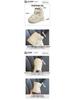 Girls' Winter Soft-Soled Cotton-Padded Boots for Toddlers, Fleece-Lined Baby Snow Boots, Ages 0-3 Years