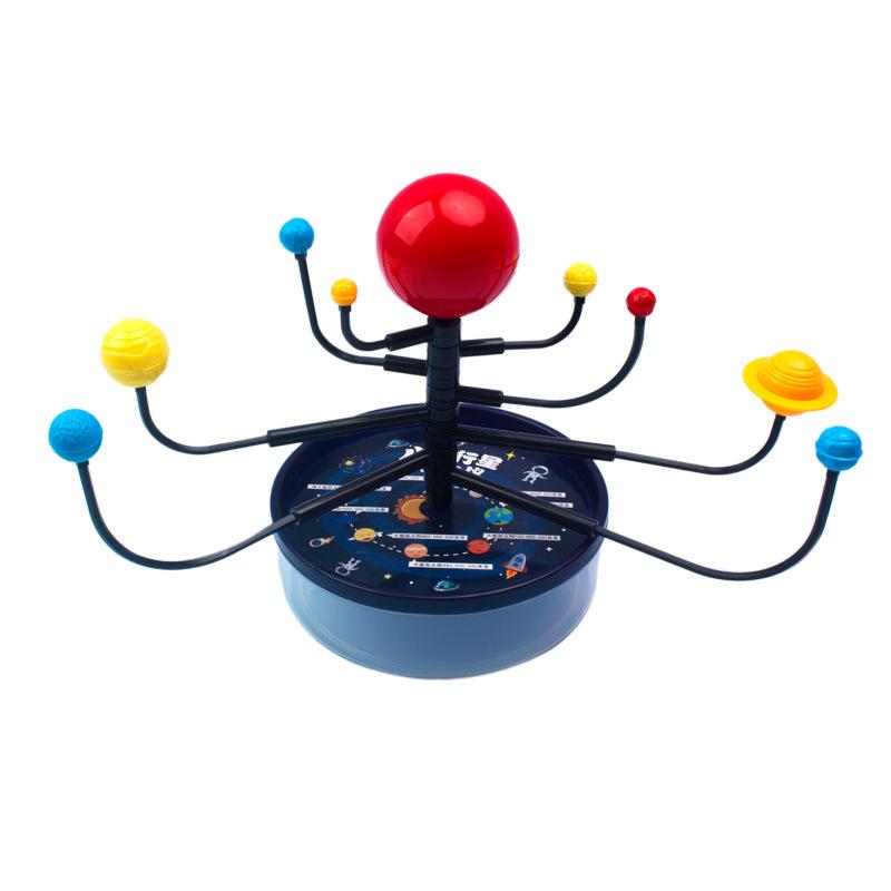 Handmade DIY Solar System Orrery Model: Eight-Planet Educational Kit for Students.