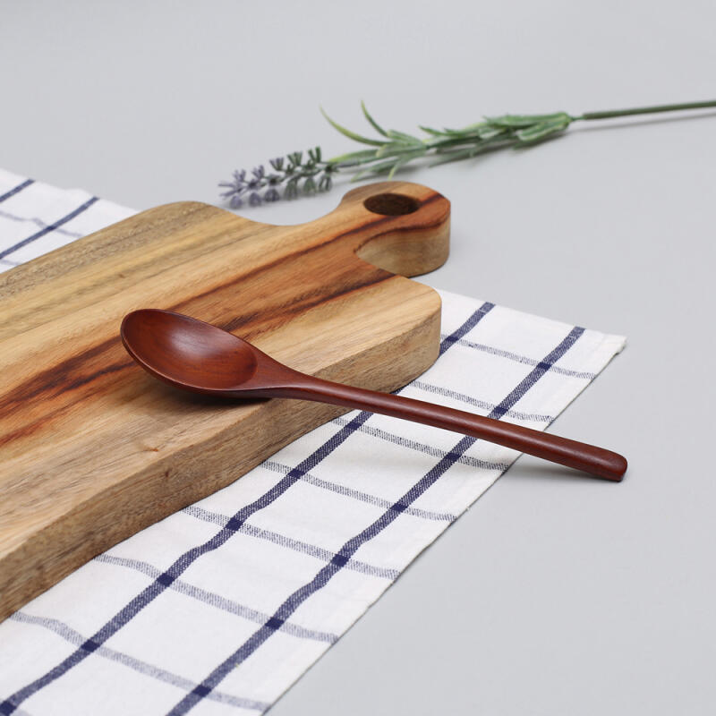 Rosewood Lacquer Udon Spoon (Small) Ramen Noodle Spoon