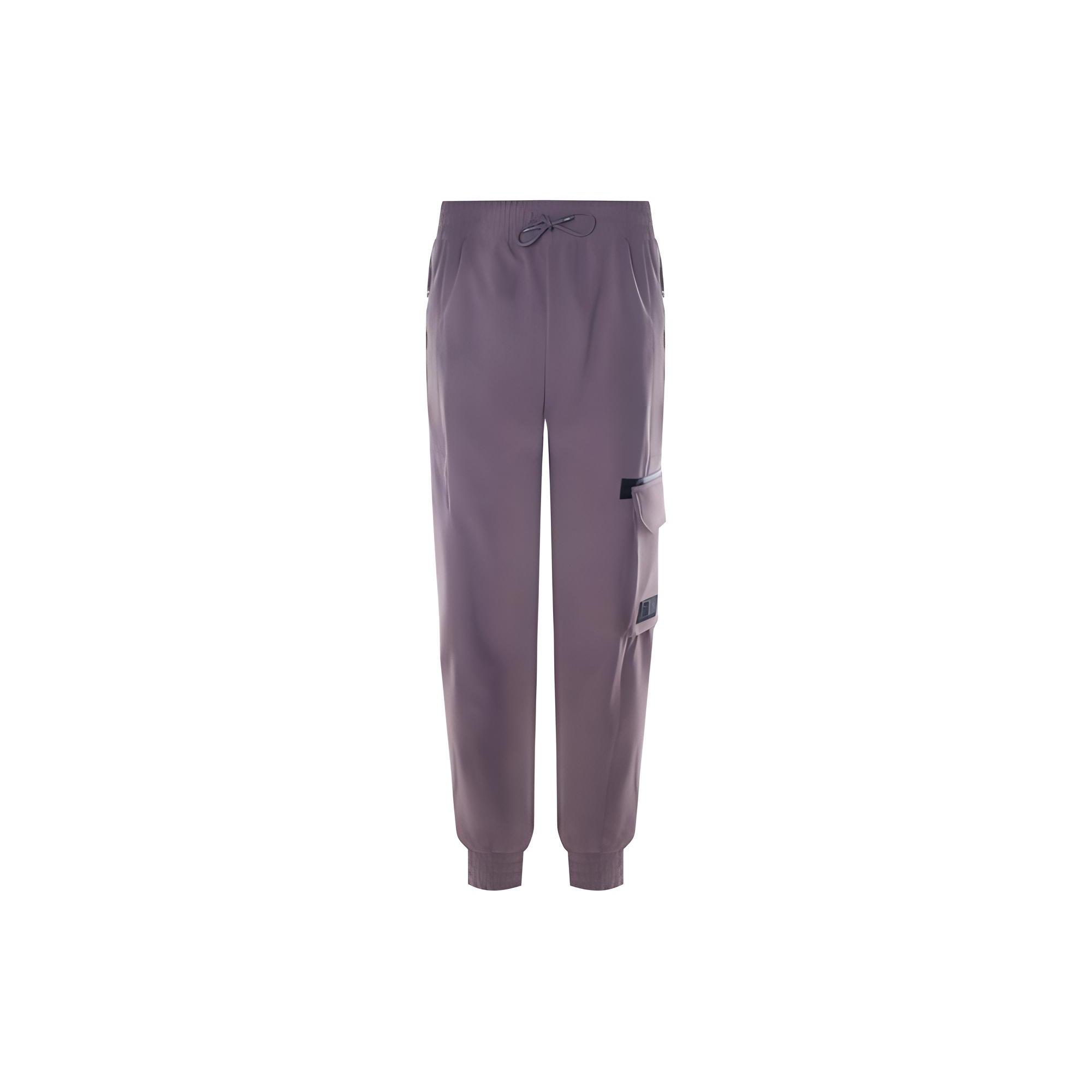 Li Ning BADFIVE Knitted Sweatpants Men s Sparrow Umber Moderate Cuffed Pants AYKR873-2 L