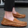 Plus Size Split Leather Shoes Men Loafers Comfortable Casual Shoes Men Driving Shoes Moccasins Men Flats Footwear
