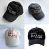 Rockstar Adjustable Quickdry Baseball Hat With Curved Brim For Casual Outdoor Wear