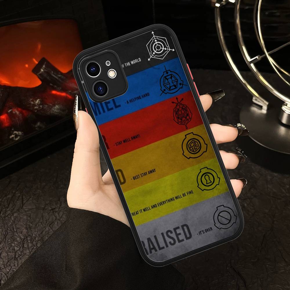 Popular Sci-Fi Foundation Scp F-Foundation Silicone Case For IPhone 16 15 14 13 12 11 Pro Max Plus X XS MAX Shockproof Matte