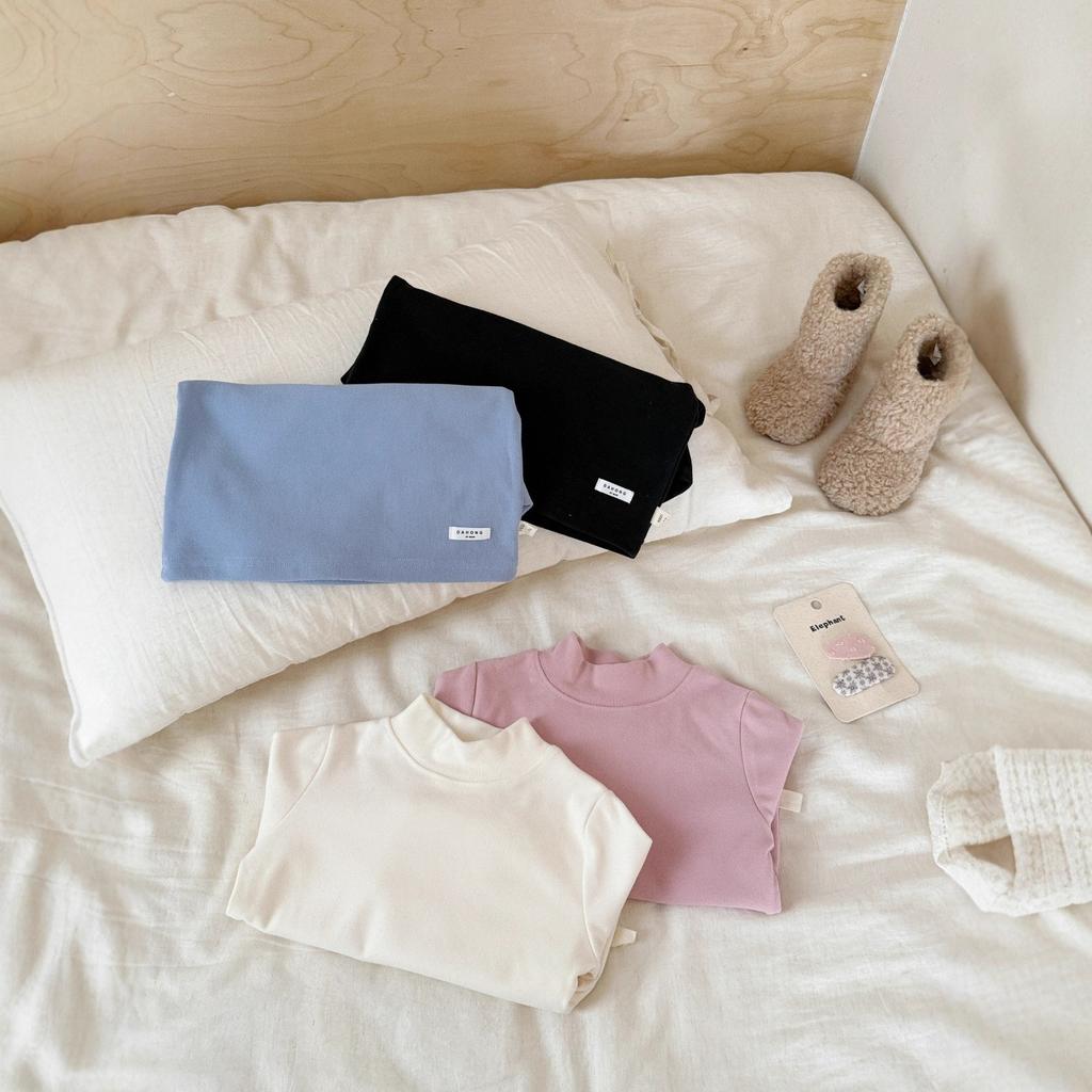 Children's clothing new autumn and winter children's clothing baby clothes boys and girls semi-turtleneck bottoming shirt