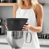 ForKitchenAid Mixer Bowl Liners 5 Qt Silicone Blender Bowl Attachment Liners Heat-Resistant Insert Kitchen Accessories