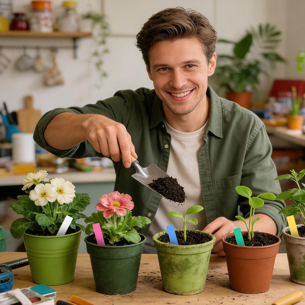 500 Pcs 4 Inches Plant Labels PVC Waterproof Plant Tags Nursery Garden Labels Pot Marker Garden Stake Tags For Seedlings