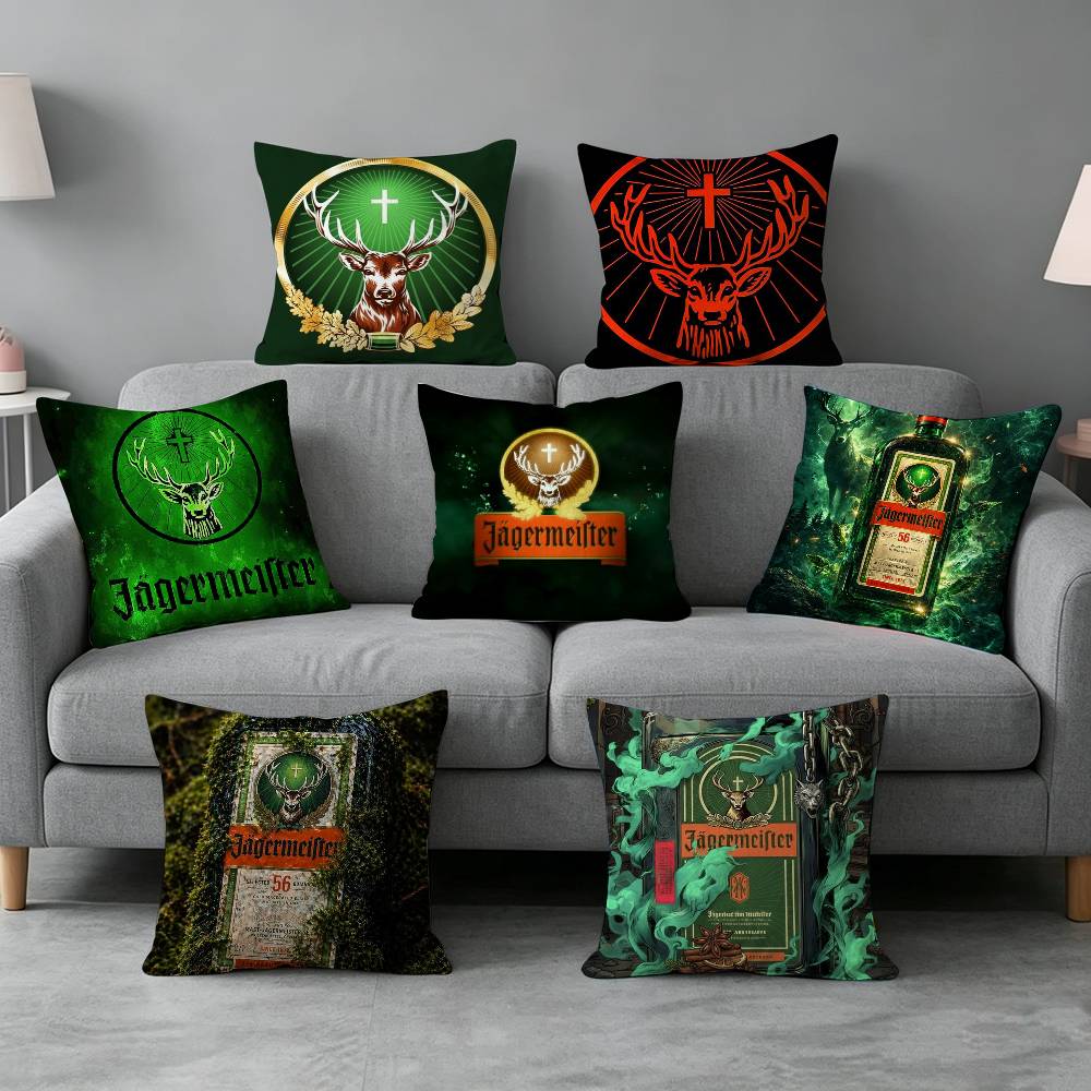 Federa Cuscino Logo Jagermeister Design Semplice Monocolore Sorpresa Per Molteplici Stili di Camera da Letto