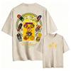 Anime Jojo Bizarre Adventure Steel Ball Run Diego Brando Washed Vintage Tshirt Men Women Clothing Manga Retro Oversized T Shirt