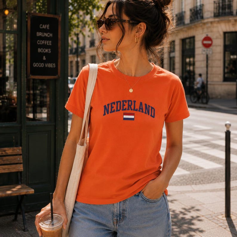 Nederland Shirt, Nederland T Shirt, Dutch Gift, Holland Flag Tee, Netherlands football Shirt, Country Pride Apparel, Travel Souvenir Tee 2XL