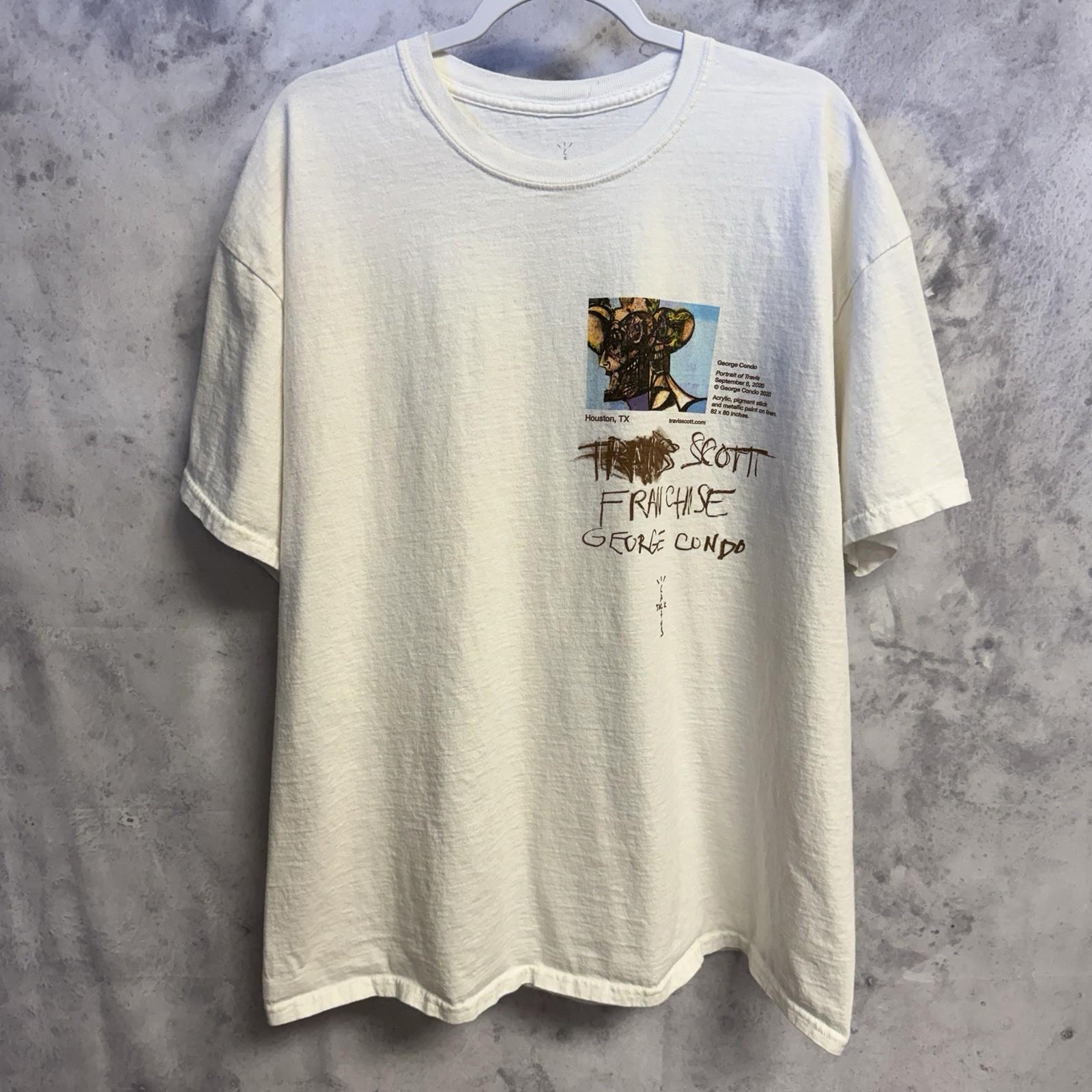 Travis Scott Cactus Jack George Condo Art T Shirt Men’s XL White S