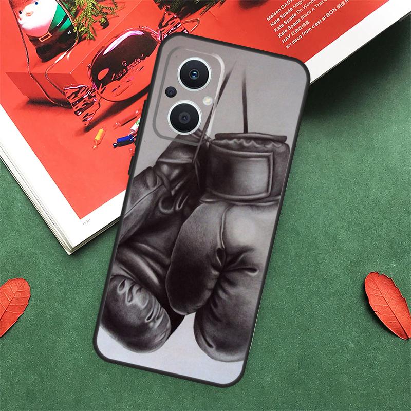 Boxing Gloves Case For OPPO Reno 13F 14F 12F 11F 12 11 10 14 Pro 8T 8 Lite OPPO Find X9 X8 X6 X5 Pro Cover