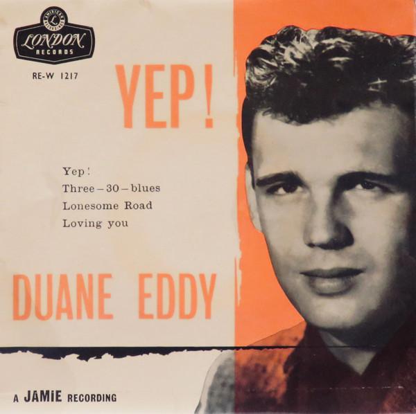 

7inch Record DUANE EDDY - Yep! REW1217 London Records, 1959 UK Rock Used