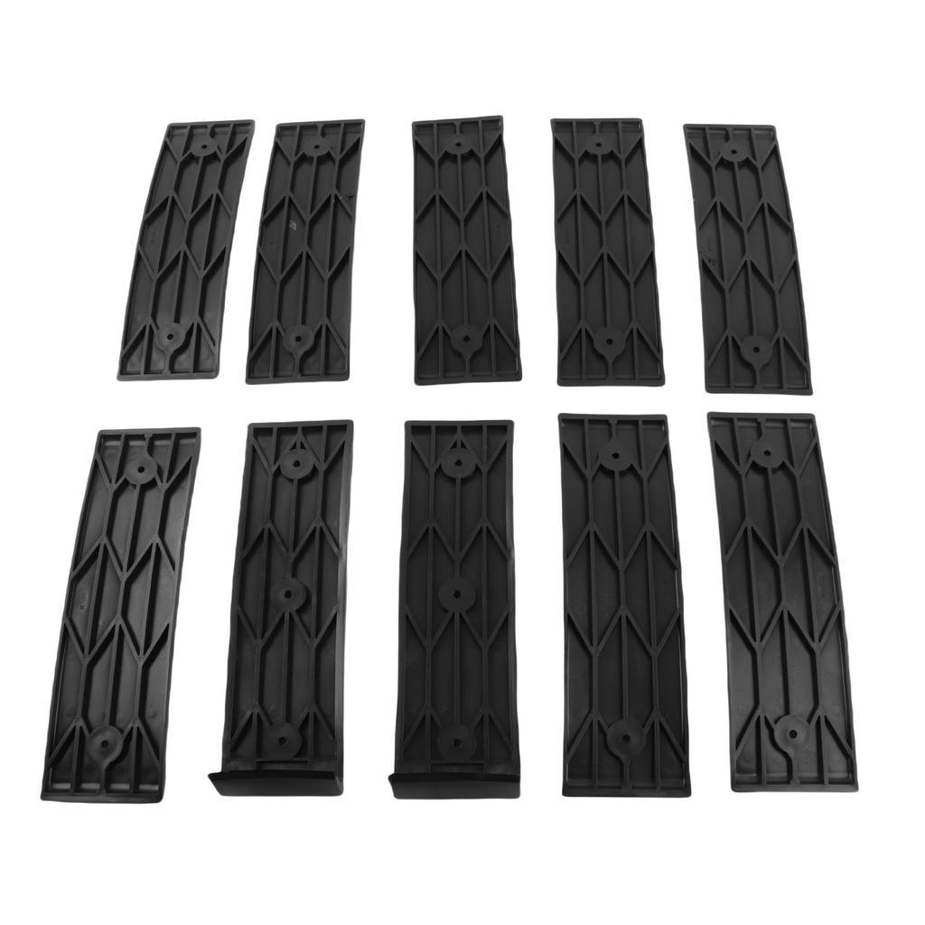Boat Trailer Bunk Slides Boat Trailer Bunk Slicks Strong Structure 10 Piece Black Reduce Friction for Any Bunk Trailers