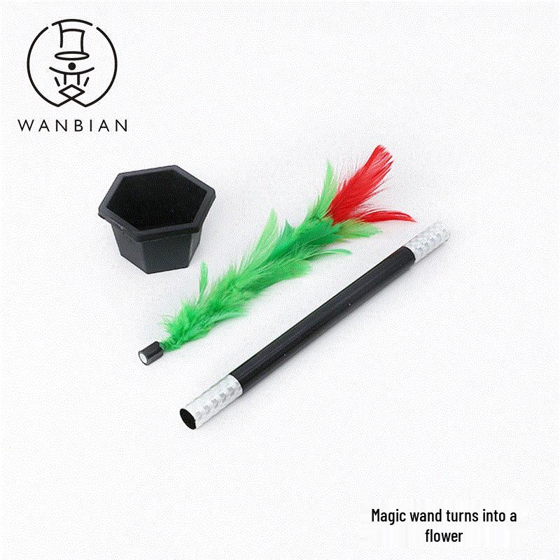 Magic Wand Transforming into Flower - Large Size Magic Prop