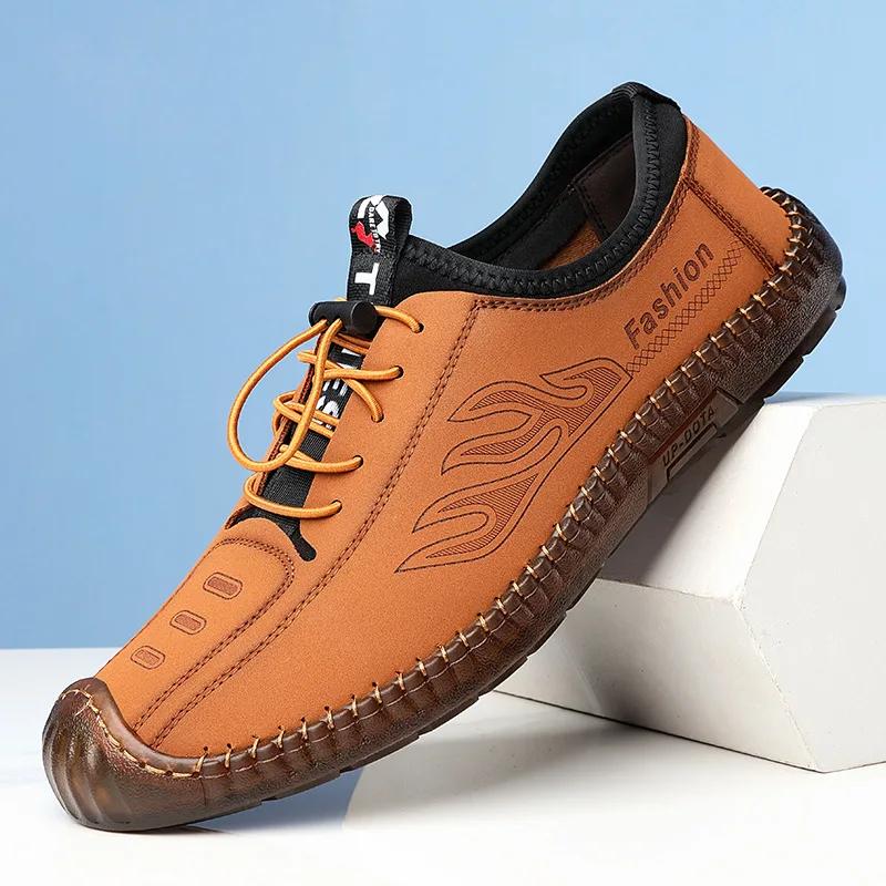 Модная мужская повседневная обувь с принтом — фото 4