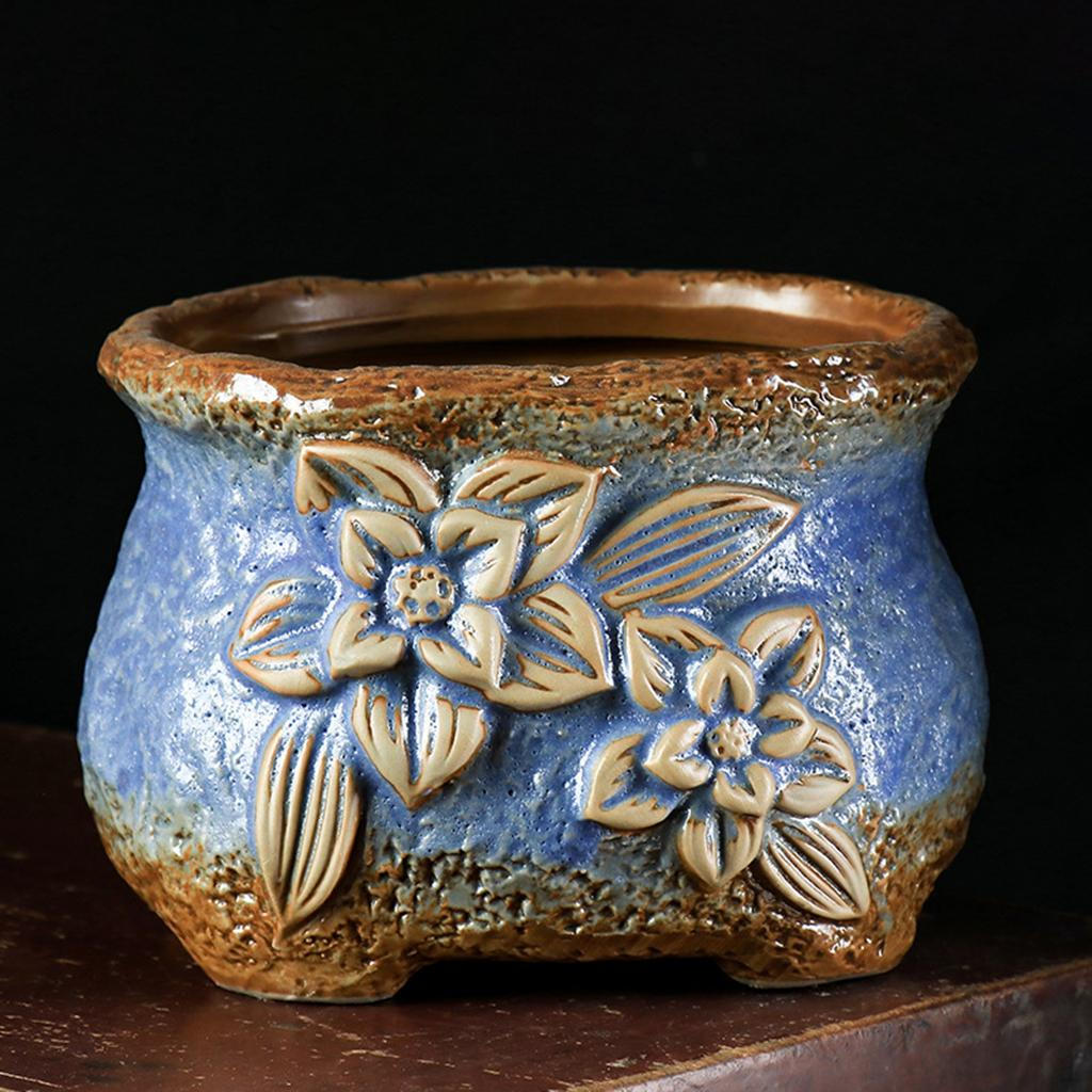 

Pot Flower Decor er Pots Blue 5.6x4.9x3.9in