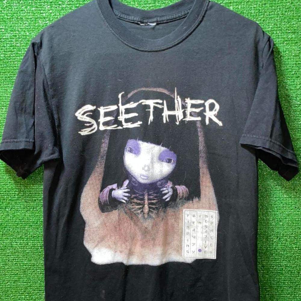 Винтажная футболка группы Seether 2008 года, унисекс, размер от S до 5XL, El1018 S