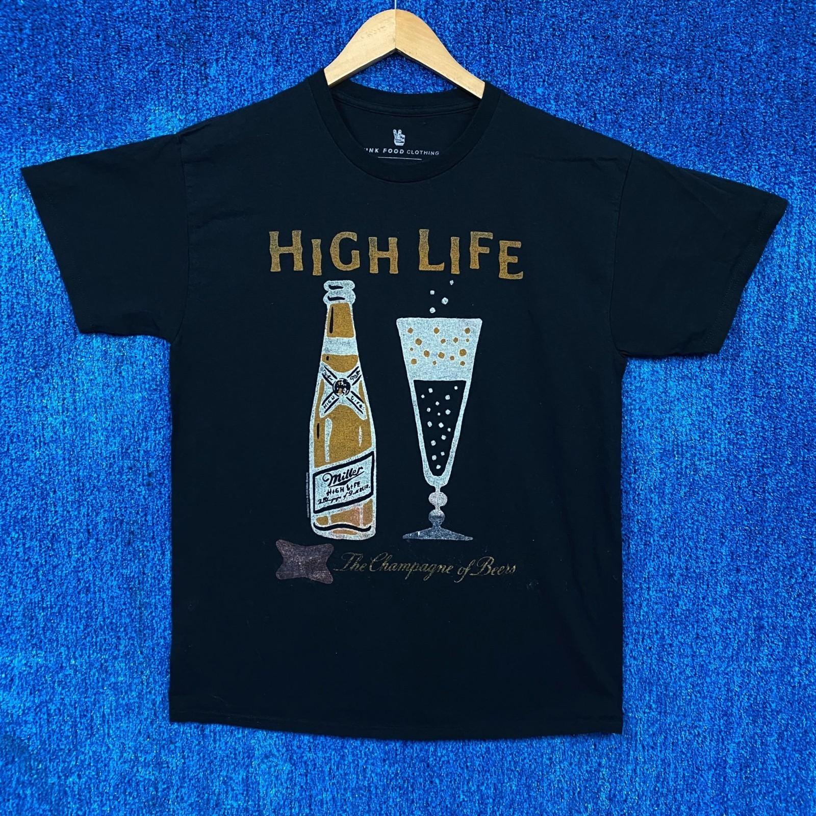 Miller High Life “The Champagne of Beers” Graphic T-Shirt Size M Unisex T-Shirt XXXXL