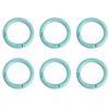 2/5/10Pcs Alloy Spray Painted Open Ring Spring Buckle Clasps For Key Bag Accessories
