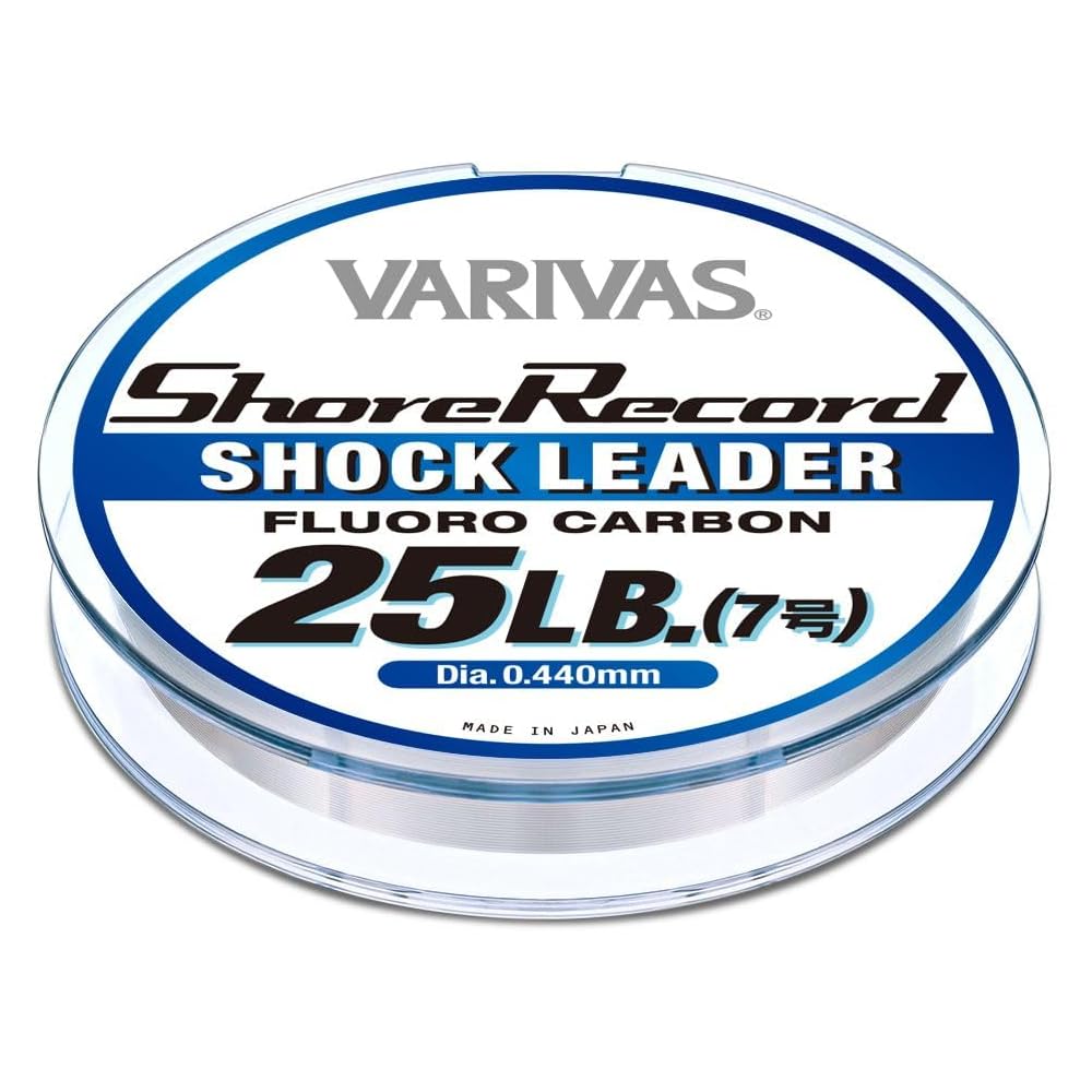 Varivas Shore Record Shock Leader Fluorocarbon 30m 25lb Fishing Line