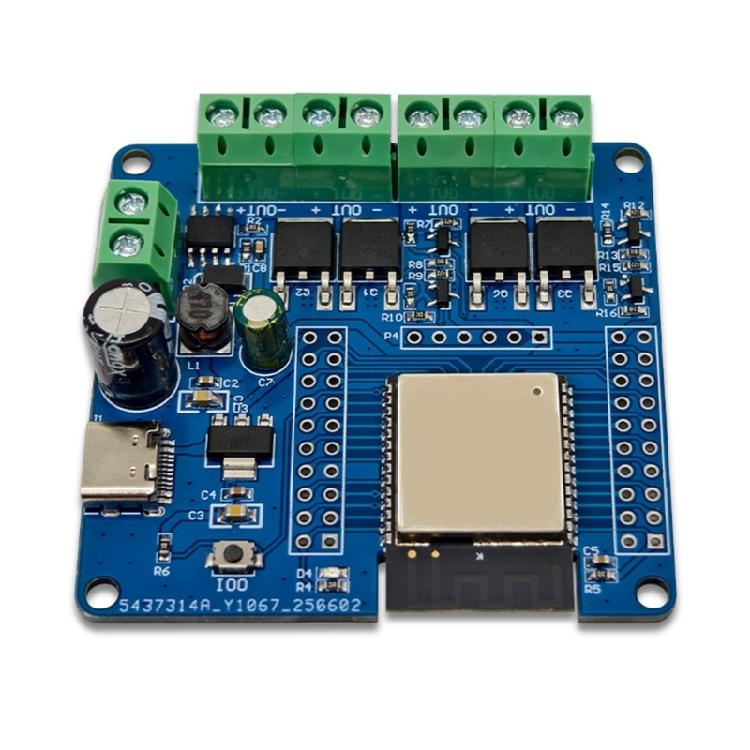 

Wifi Bluetooth-compatible Development Board 5-60V Wireless Control Module Replacement Programming 4 MOS Switching Module 1